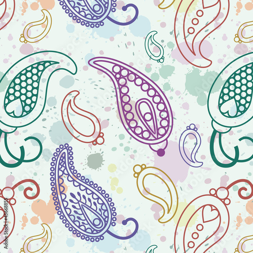 Tapeta ścienna Powitalny paisley wzór