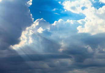 Wall Mural - sky with sun