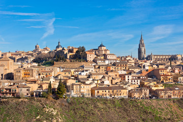 Canvas Print - Old Toledo town, Spain