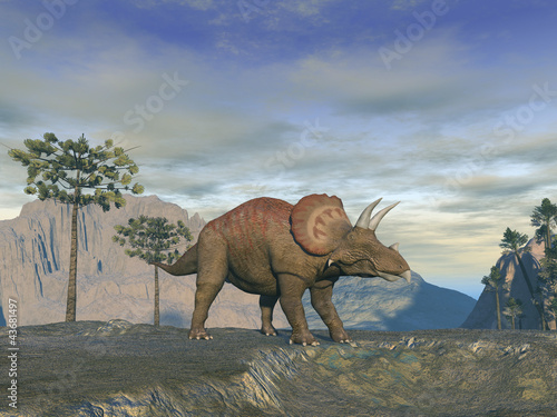 Board z aluminiowym obramowaniem Triceratops