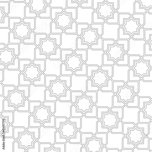 Board z aluminiowym obramowaniem Arabski delikatny pattern.vector tło