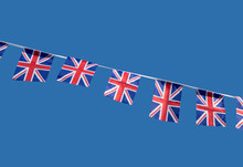 Small British Union Jack Celebration Flags.