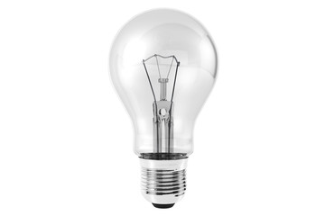 Aufkleber - Light Bulb on a white