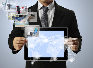 Fototapete - touch tablet concept