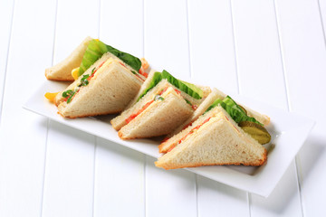 Poster - Vegetable Sandwiches