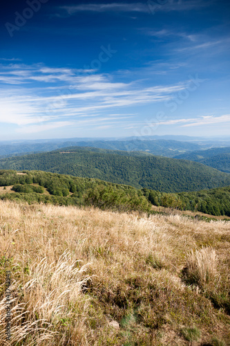 Board z aluminiowym obramowaniem Bieszczady w południowo-wschodniej Polsce