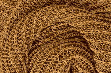 Wall Mural - close up golden knitted pullover background