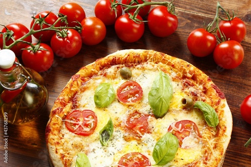 Naklejka samoprzylepna Pizza margherita