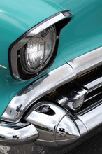 Close Up Of A Fifties Chevrolet