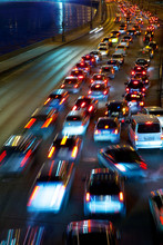 Traffic On Night Road