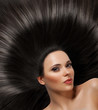 © puhhha - Beautiful Brunette Girl. Healthy Long Hair