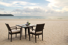 Dining Table On Beach