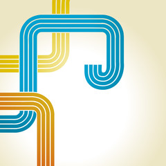 Wall Mural - vector retro style