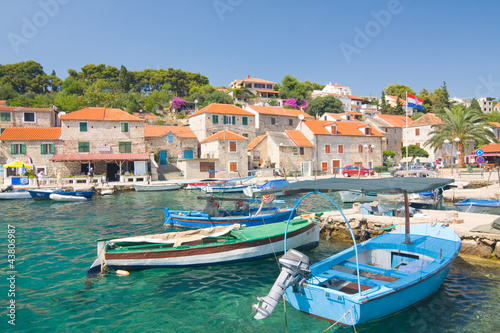 Tapeta ścienna Maslinica, solta island, croatia