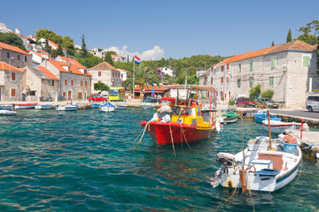 Wall Mural - Maslinica, Solta Island, Croatia