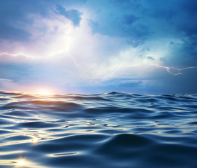Wall Mural - storm on the sea.