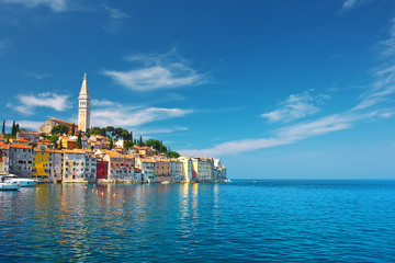 view of Rovinj, Croatia