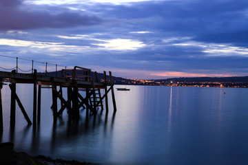 amazing view of sky and water