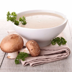 Wall Mural - mushroom soup