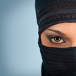 © pio3 - Portrait of veiled woman, focus on eyes.
