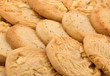 Golden almond and macadamia nut cookies