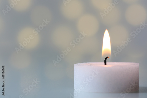 Doppelrollo mit Motiv - Kerzenlicht (von Bernd S.)