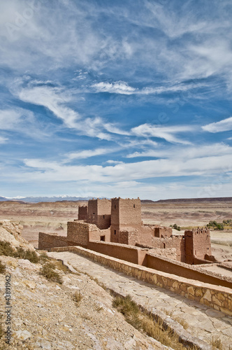 Plakat na papierze fotorealistycznym Ait ben haddou w maroko