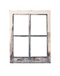 Old rustic window frame