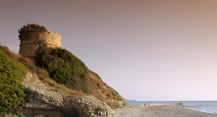 Wall Mural - plage de l'étang de Diane, corse