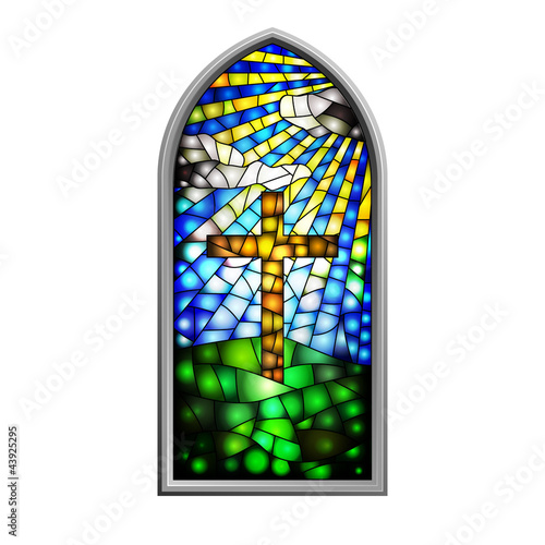 Naklejka ścienna Stained Glass