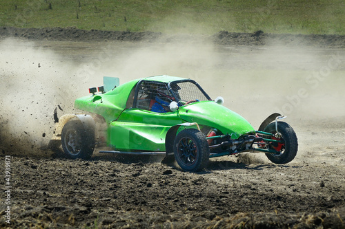 Naklejka na szybę Sports car racing