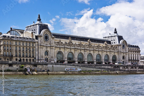 Obraz na płótnie canvas dwuczęściowy "dyptyk" Muzeum d'orsay (dawniej gare orsay) to muzeum w Paryżu, we Francji