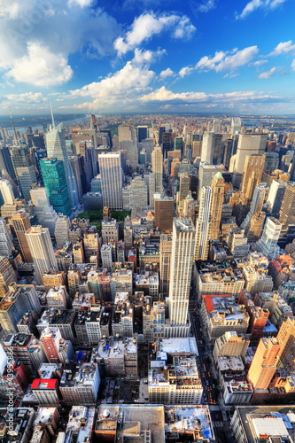 Naklejka samoprzylepna Budynki à new york.