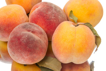 Wall Mural - Tasty juicy peaches