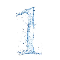 Water splashes number 