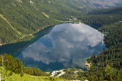 Board z aluminiowym obramowaniem Morskie oko