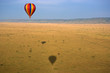 Hot air balloon over Masai Mara