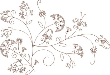 Floral  pattern, plant ornament