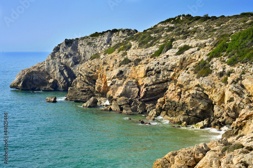 Fotoboard na płycie Południowe wybrzeże sitges, Hiszpania