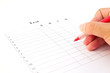 © photobuay - Hand on red pen choosing the test list on the examination