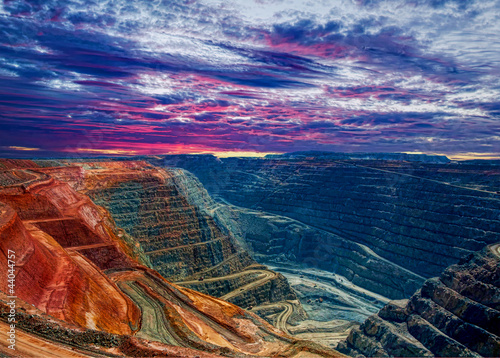 Naklejka samoprzylepna Super pit kalgoorlie western australia