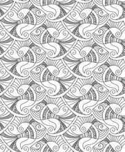 Vector Seamless Fish Pattern