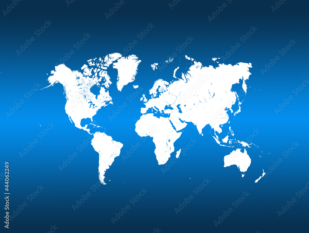 World Map Illustration Stock Photo | Adobe Stock