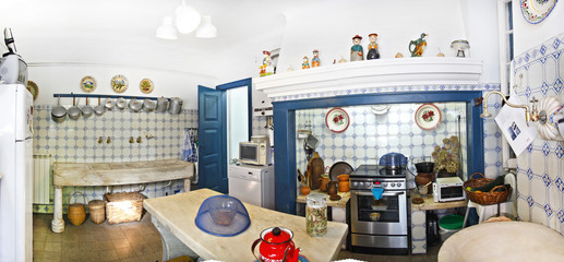 Very old kitchen with ancient utensils