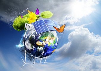 Wall Mural - green earth