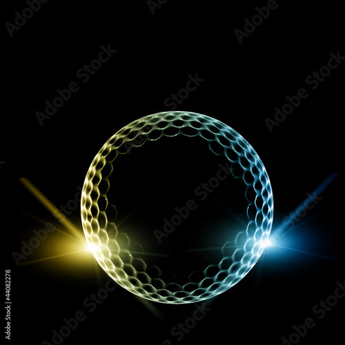 Board z aluminiowym obramowaniem Piłka golfowa
