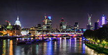 London Skyline By Night