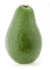 Sticker - Avocado isolated on white background