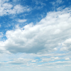 white fluffy clouds