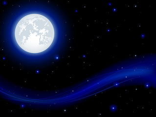 Wall Mural - night background